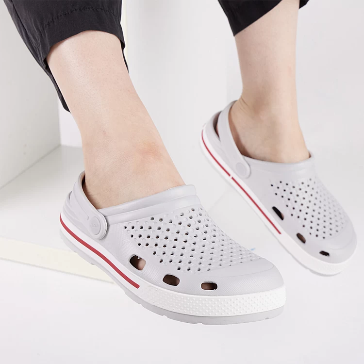 Slapi COQUI Clogs LINDO pt Femei / 40 / Gri-alb photo 5