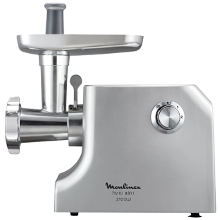 Tocator de carne Moulinex ME858D32, 5.5 kg/min, 2100 W, Inox photo 5