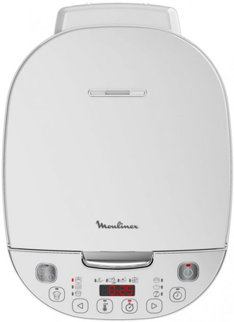 Мультиварка Moulinex MK622132 /3-4.9 л / 750 / 12авто-программ / Белый / Золотистый photo 3
