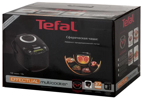 Мультиварка Tefal RK745832 /5 л и более / 750 / 37авто-программ / Черный photo 5
