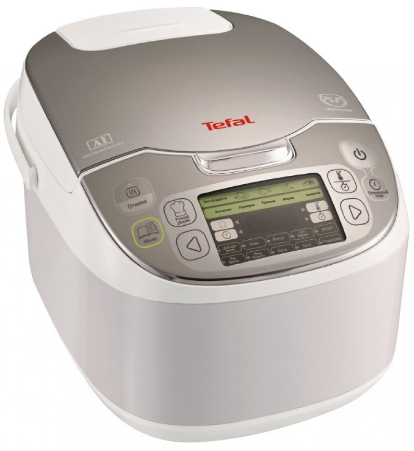 Multifierbator Tefal RK816E32 / 5 l si mai mult / 750 / 43 programe / Argintiu cu alb photo 2