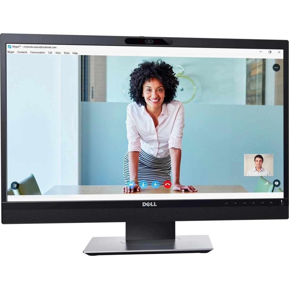 23.8" DELL IPS LED P2418HZM Black (6ms, 1000:1, 250cd, 1920x1080, 178°/178°, VGA, DisplayPort, HDMI, Height-adjustable, Pivot, USB hub: 4 x USB3.0, Webcamera 2.1MP, Speakers 2 x 5W, Mic, VESA) photo 1