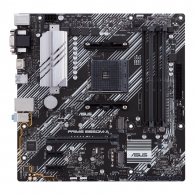 ASUS PRIME B550M-A, Socket AM4, AMD B550, Dual 4xDDR4-4600, APU AMD graphics, VGA, DVI, HDMI, 1xPCIeX16 4.0, 4xSATA3, RAID, 2xM.2 4.0 slot, 2xPCIeX1, ALC887 HDA, 1xGbE LAN, 2xUSB3.2 Gen 2, 6xUSB3.2, Aura Sync RGB, 5X III, mATX thumbnav 1