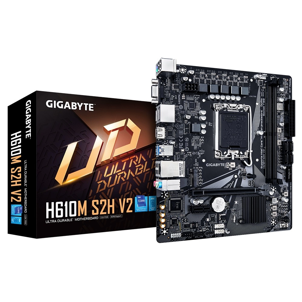 Placa de baza GIGABYTE H610M S2H V2/ 1700/ H610/ DDR5/ mATX photo 1