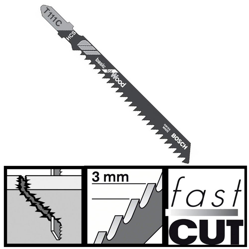 Set de panze de ferastrau pentru puzzle Bosch 2608630033 photo 