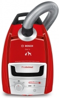 Пылесос с мешком Bosch BSGL5333, 850 Вт, 74 дБ, Красный thumbnav 1