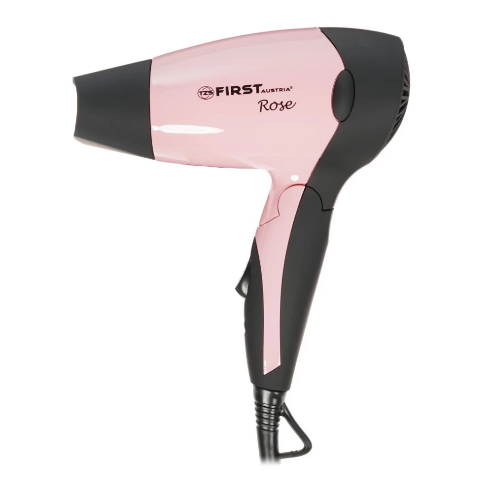 Фен First FA56533 1300W Чёрный с розовым photo 1