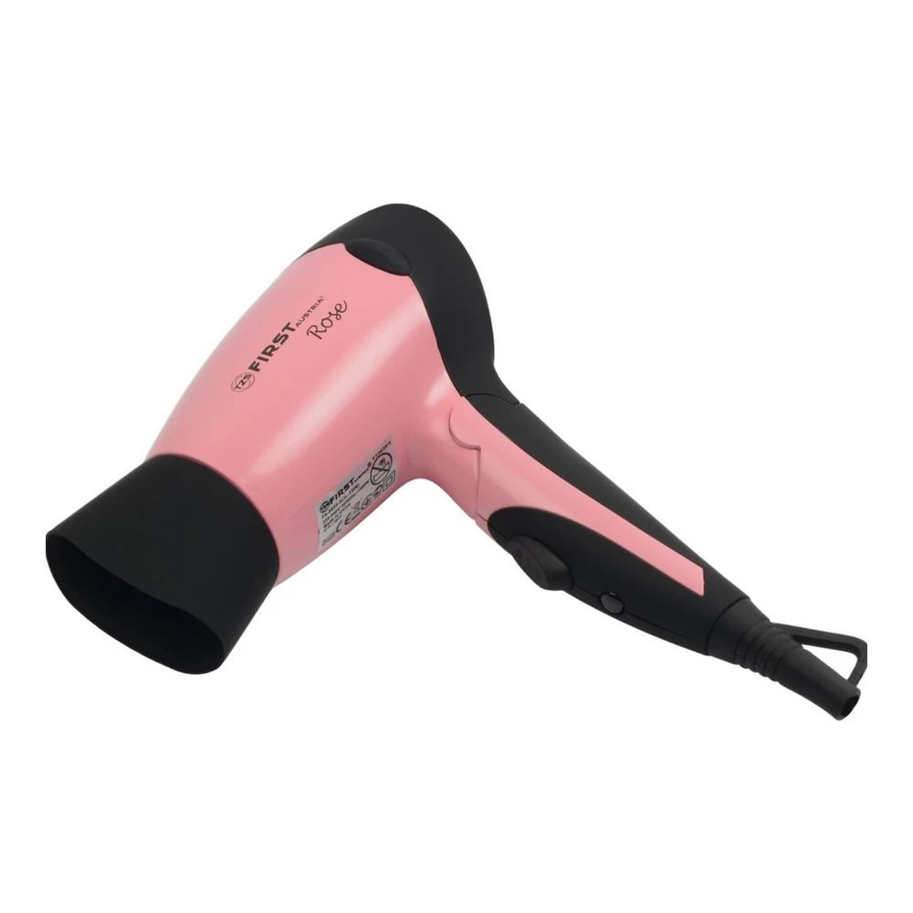 Фен First FA56533 1300W Чёрный с розовым photo 4