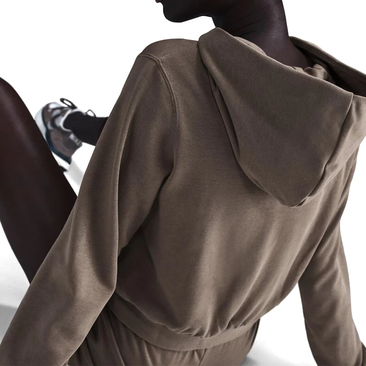 Hanorac Nike W NSW NK CHLL FT FZ HDY S Maro Femei photo 4