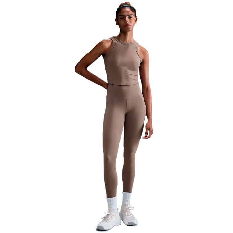 Maiou Nike W NK ONE FITTED DF CROP TANK / Femei / XS / Maro photo 4