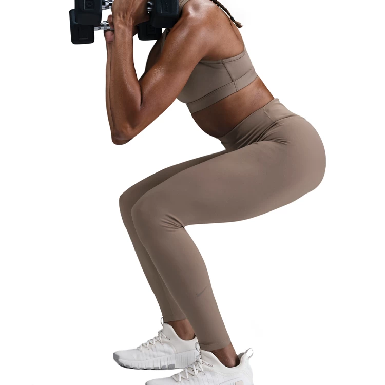 Легинсы Nike W NK DF ONE HR TIGHT / Женский / XXS / Коричневый photo 4