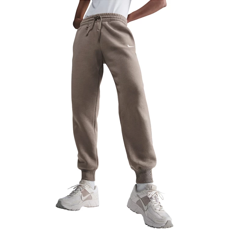 Брюки Nike W NSW PHNX FLC MR PANT STD L Коричневый Женский photo 5