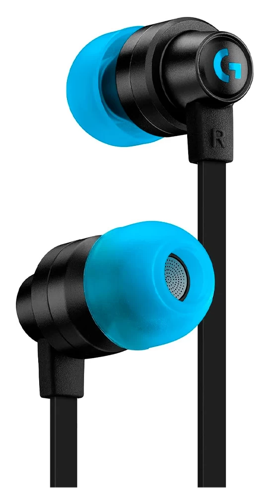 Наушники Logitech G 333 Чёрный с синим Проводные / Игровой / Чёрный с синим photo 1