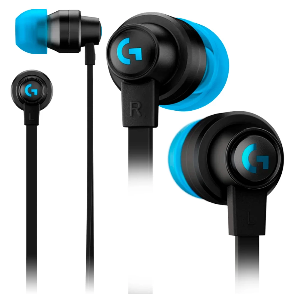 Наушники Logitech G 333 Чёрный с синим Проводные / Игровой / Чёрный с синим photo 2