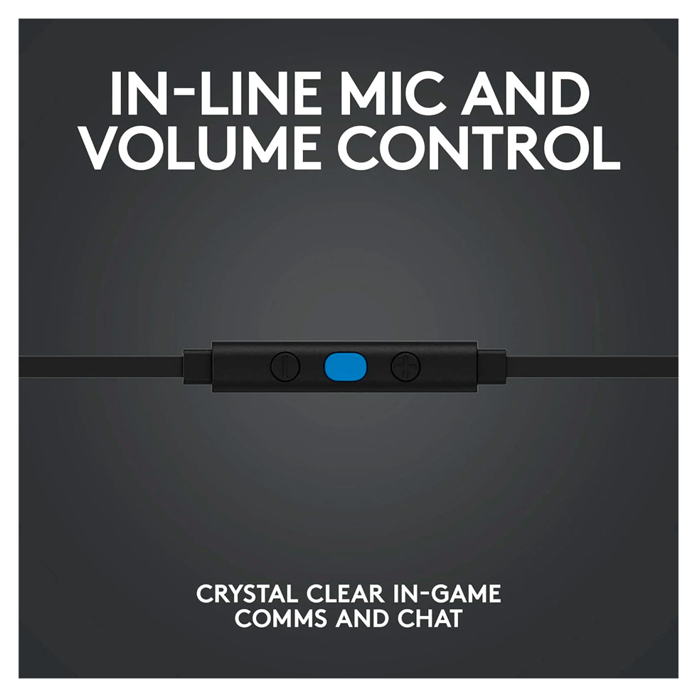Căști Logitech G 333 Negru cu albastru Cu fir / Gaming / Negru cu albastru photo 9