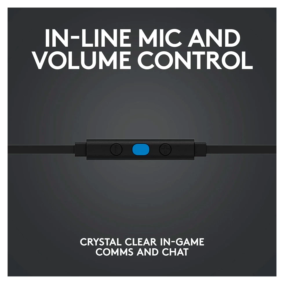 Наушники Logitech G 333 Чёрный с синим Проводные / Игровой / Чёрный с синим photo 9