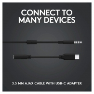 Casti Logitech Earphones G333 Wired  Black thumbnav 4