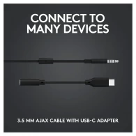 Наушники Logitech Earphones G333 Wired  Black thumbnav 4