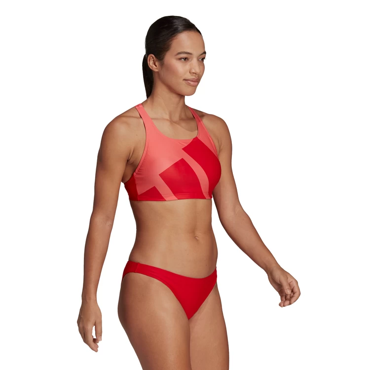 Costum p/u inot Adidas B BARS BIKINI / Femei / M / Rosu photo 6