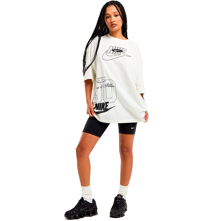 Tricou Nike W NSW DANCE OS TEE L Bej Femei photo 4