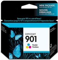 HP 901 (CC656AE) Ink Tri-Color Cartridge for HP Officejet J4580, HP Officejet J4660, HP Officejet J4680, 360 p. thumbnav 1