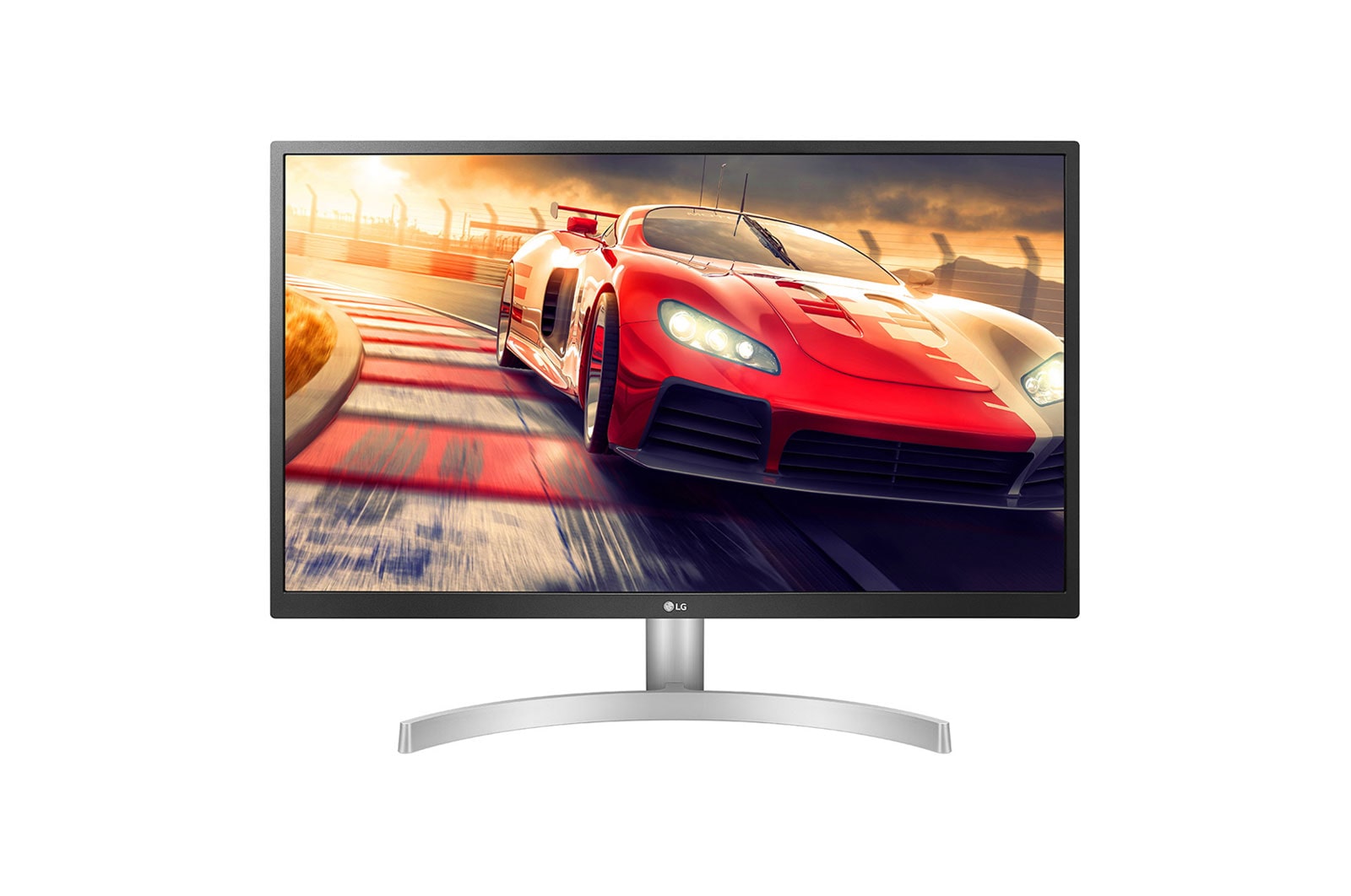 27.0" LG IPS LED 27UL500-W, White/Black (5ms, 1000:1, 300cd, 3840 x 2160, HDR10 Mega DCR, HDMI x 2, DisplayPort, Audio Line-out, VESA) photo 1