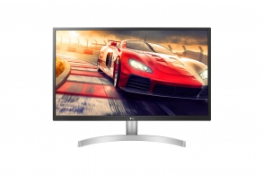 27.0" LG IPS LED 27UL500-W, White/Black (5ms, 1000:1, 300cd, 3840 x 2160, HDR10 Mega DCR, HDMI x 2, DisplayPort, Audio Line-out, VESA) thumbnav 1