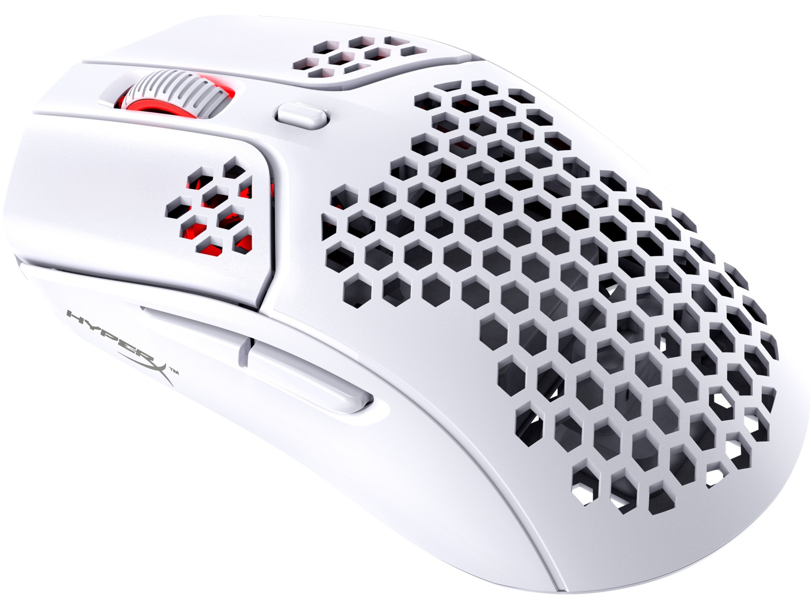 Mouse Gaming Wireless HYPERX Pulsefire Haste, White [4P5D8AA] photo 3
