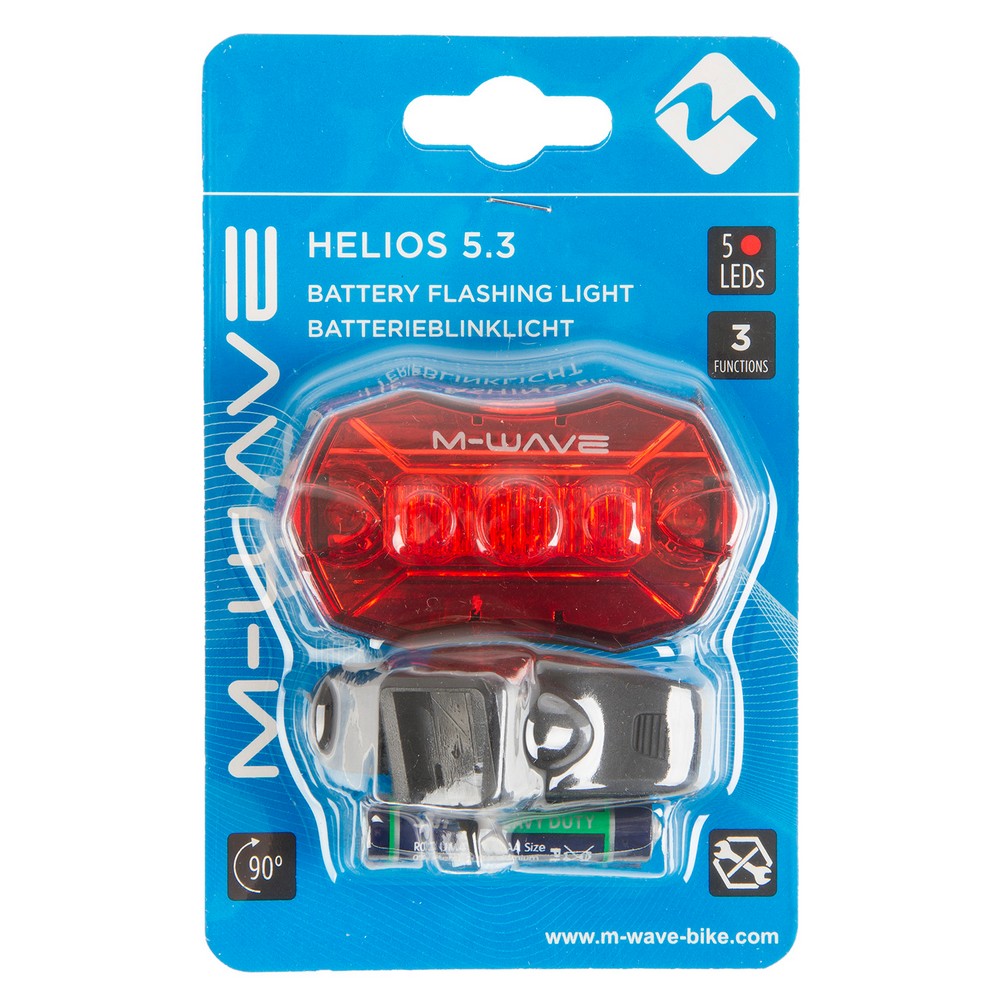 Stop spate M-WAVE M-WAVE Helios 5.3 battery flashing light photo 4
