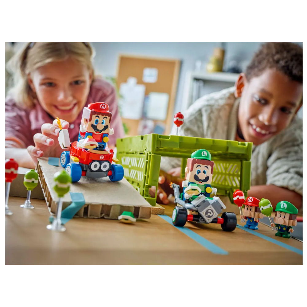 Constructor Lego Super Mario Mario Kart™ – Baby Mario vs. Baby Luigi 72034 de la 8+ ani photo 2