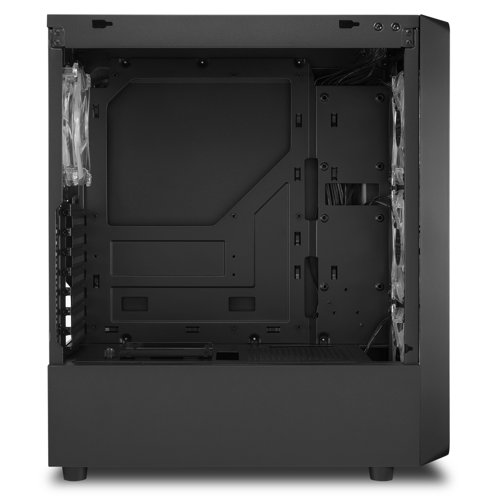 Корпус Sharkoon TK4 RGB / w/oPSU / Side panel / 4x120mm A-RGB LED / ATX / Black photo 5