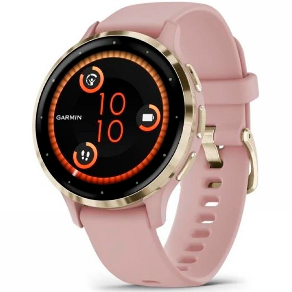 Умные часы Garmin Venu 3S, Pink Dawn / Soft Gold photo 1