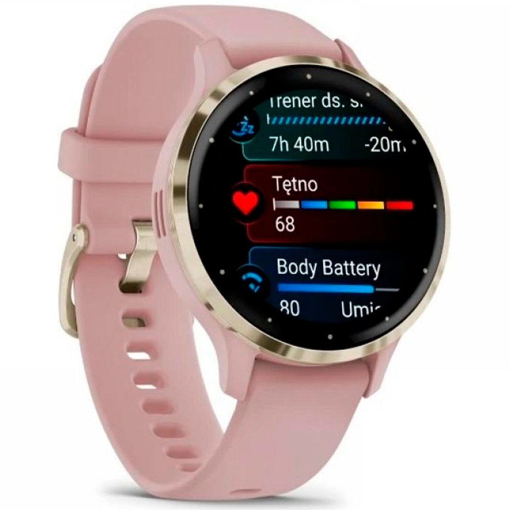 Smart Watche Garmin Venu 3S, Pink Dawn / Soft Gold photo 2