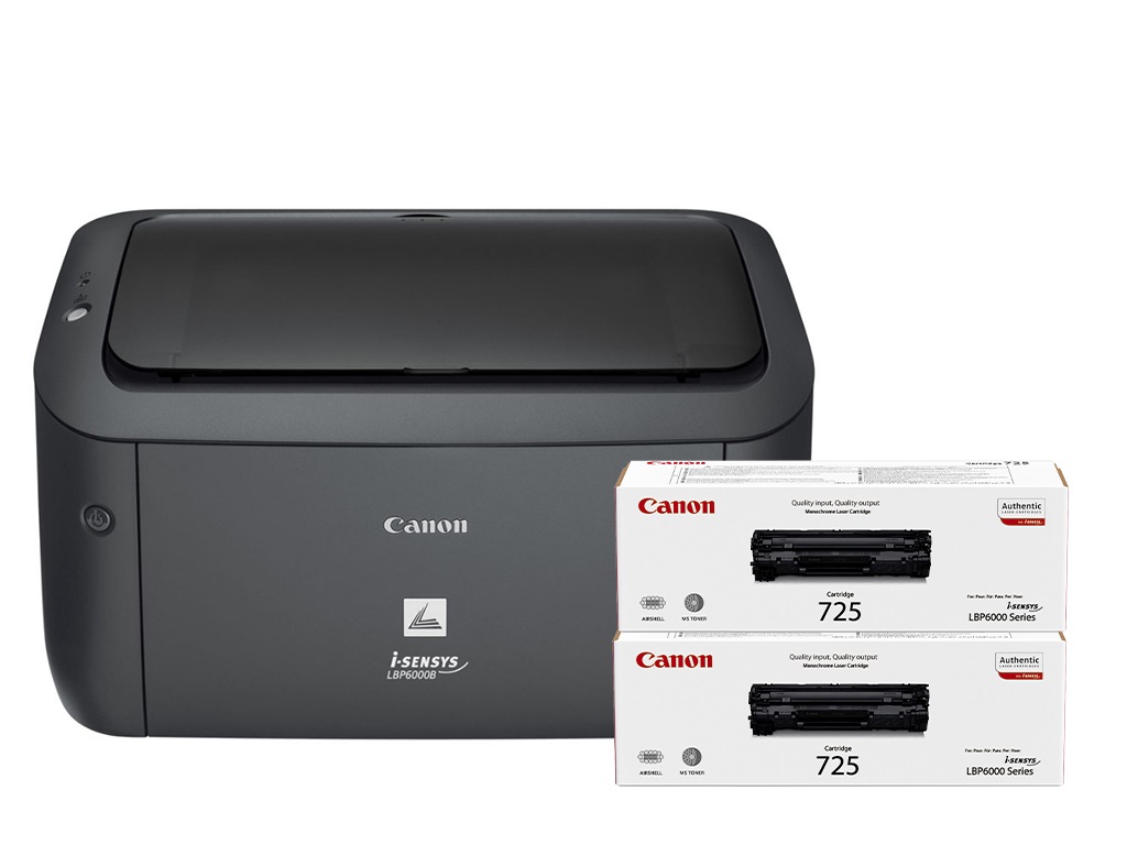 Imprimanta Monocrom Canon i-Sensys LBP6030B  Bundle (+2 x CRG725) / A4 / Black photo 1