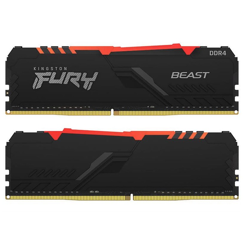 Memorie operativa Kingston FURY® Beast DDR4 RGB 2666 MHz 32GB (Kit of 2*16GB) photo 2