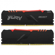 Memorie operativa Kingston FURY® Beast DDR4 RGB 2666 MHz 32GB (Kit of 2*16GB) thumbnav 2