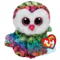 TY TY37221 Bb Owen - Multicolor Owl 15cm 