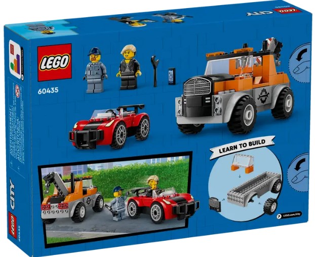 Constructor Lego City Tow Truck and Sports Car Repair 60435 de la 4+ ani photo 1