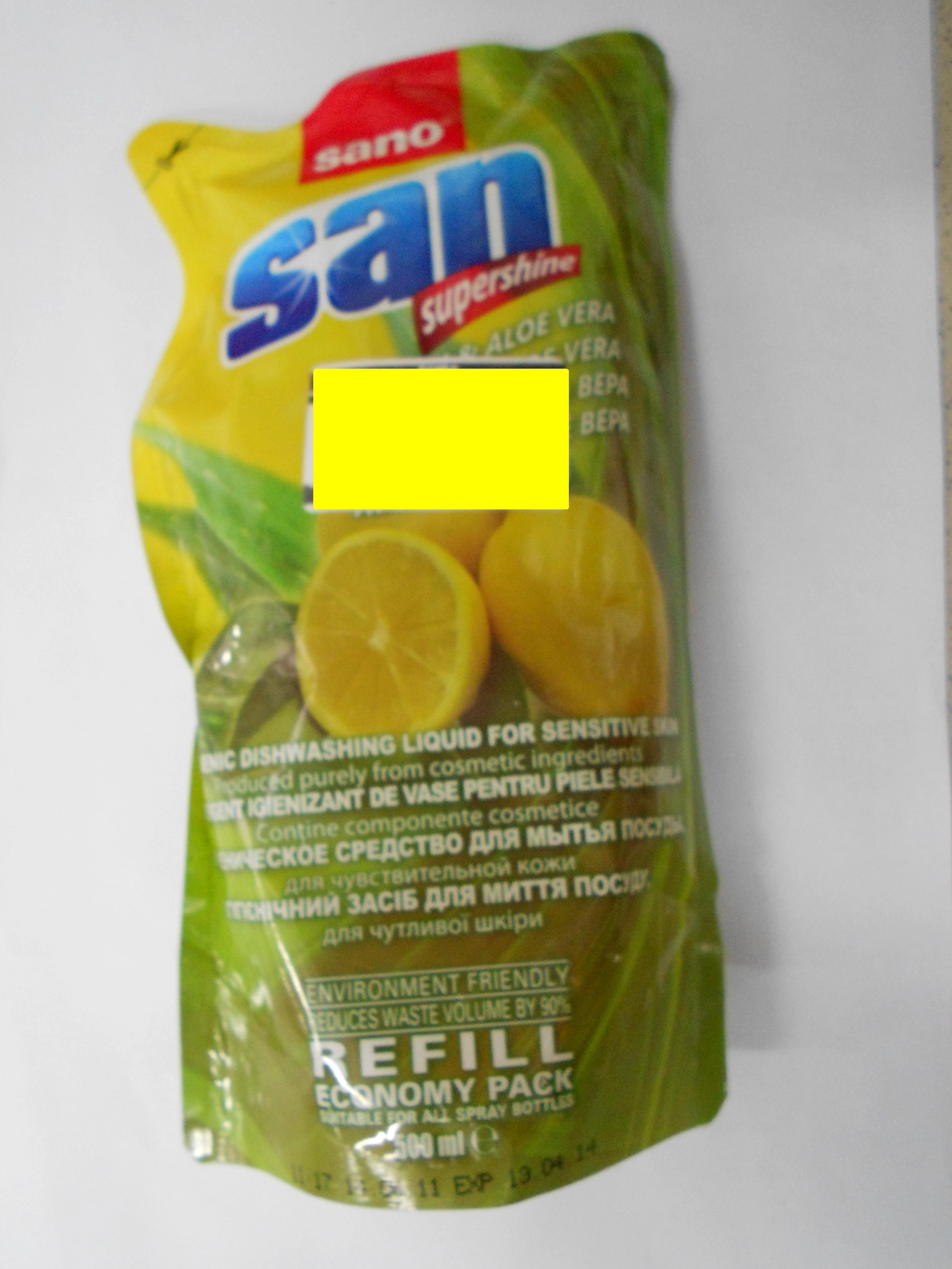 Средство для мытья посуды Sano 990535 photo 1