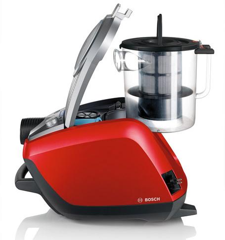 Aspirator cu container Bosch BGS5335 / 800W / Rosu cu sur photo 3