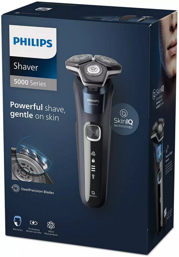 Aparat de ras Philips S588535 Albastru photo 6