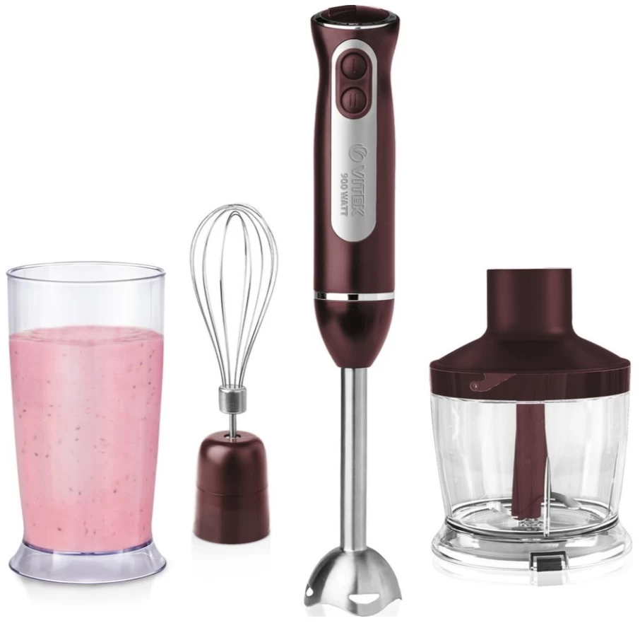 Blender Submersibil Vitek VT-8535 Maro / 2 viteze / 700 ml photo 1