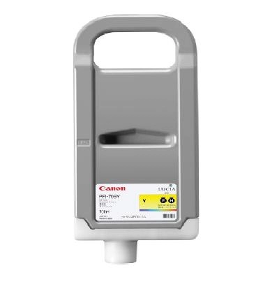 Ink Cartridge Canon PFI-706 Y, yellow, 700ml for iPF8400/9400 photo 1