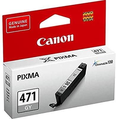 Ink Cartridge Canon CLI-471 GY, gray 7ml for MG5740,6840,7740 photo 1
