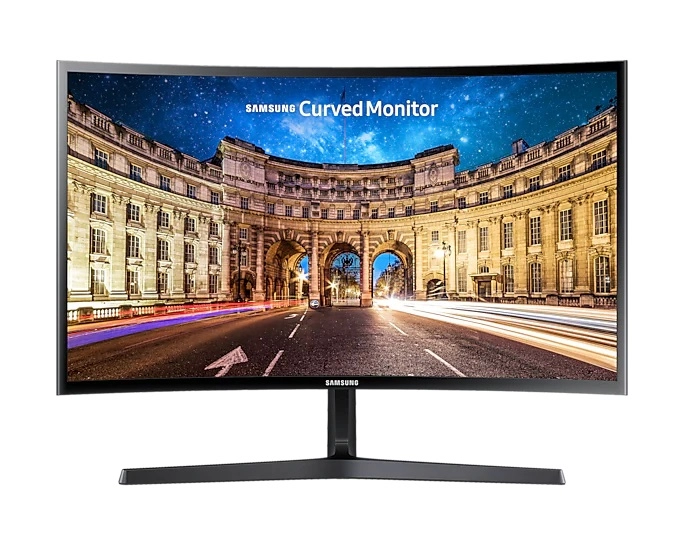 23.5" SAMSUNG VA LED C24F396FHI Curved ZeroFrame Gray (4ms, 1000:1, 250cd, 1920x1080, 178°/178°, VGA, HDMI, AMD FreeSync 75Hz, Samsung MagicBright/MagicUpscale, VESA) photo 1