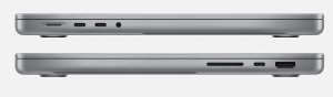 APPLE MacBook Pro 16.2" M1 Pro (2021) Space Gray, M1 Pro with 10-Core / 16-Core / 16-Core, 32GB RAM, 512GB SSD, 140W, RU Layout thumbnav 3