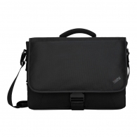15.6” NB Bag - Lenovo ThinkPad - Essential Messenger by Targus, Lightweight and durable water-repellent nylon materials, Black. thumbnav 1
