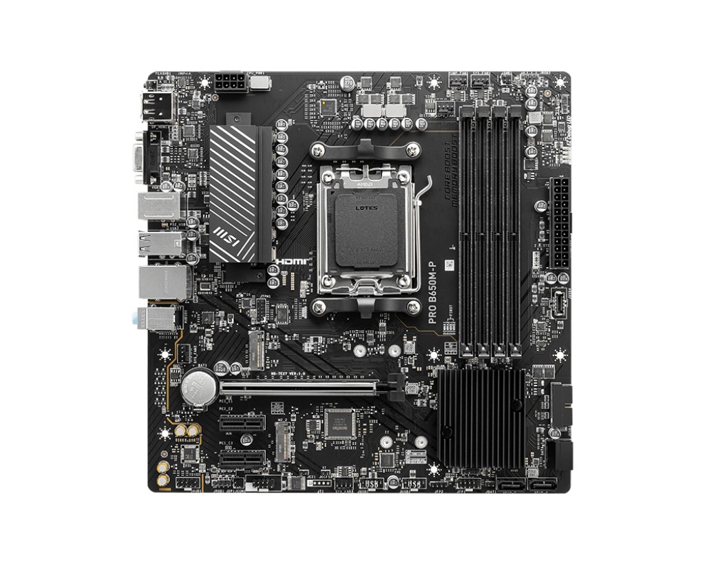 Placa de baza MSI PRO B650M-P / AM5 / B650 / DDR5 / mATX photo 2