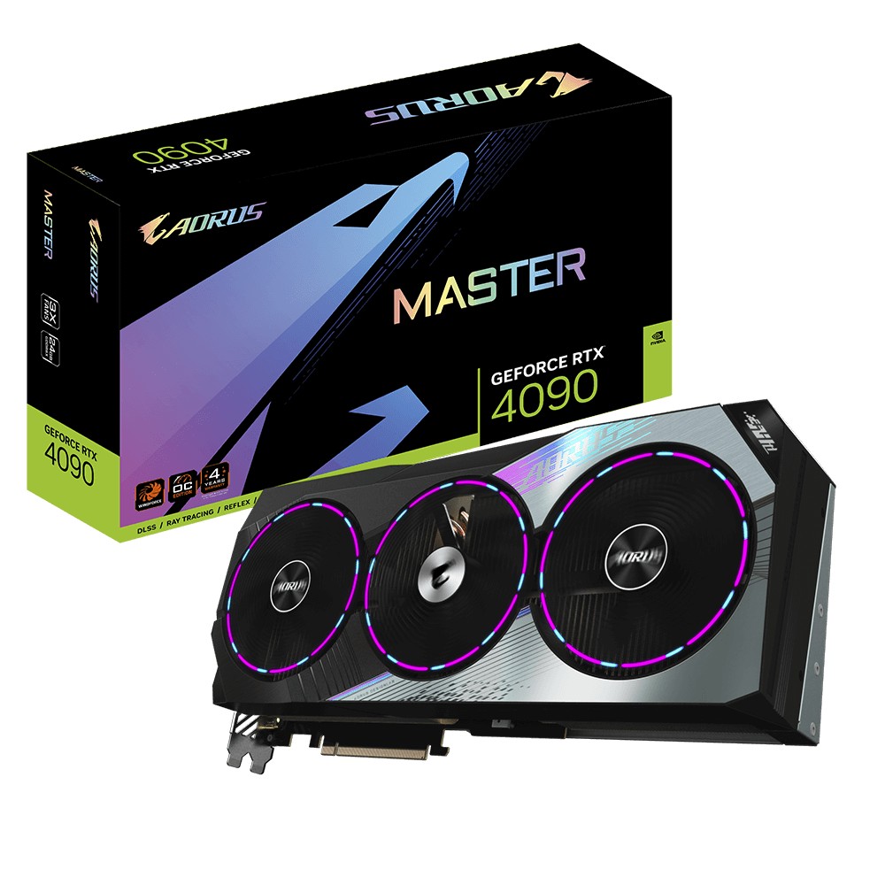 Placa video Gigabyte AORUS GeForce RTX 4090 MASTER/ 24GB/ GDDR6X/ 384bit photo 1