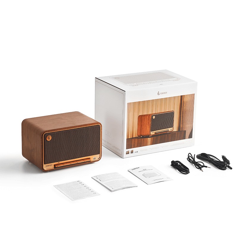 Настольная беспроводная колонка Edifier D32 Brown/ 60W / Apple AirPlay2 / Bluetooth 5.3 / 5200mAh photo 6